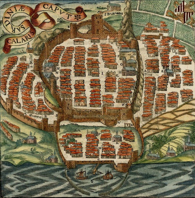 Mappa_di_Cagliari_di_Sigismondo_Arquer_dalla_Cosmographia_di_Sebastian_Munster_-_1550