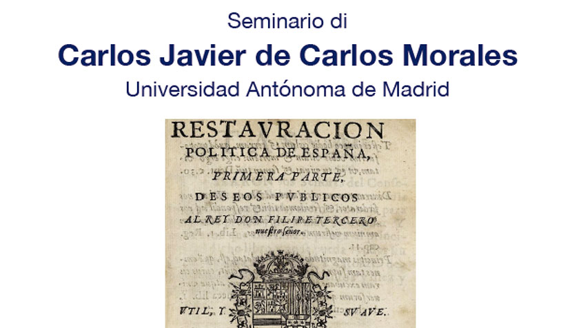 Seminario de Doctorado «‘Decadencia económica’, fiscalidad y endeudamiento dinástico en la España de los Austrias»